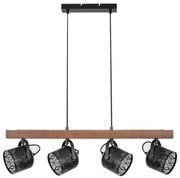 Lustra cu 4 spoturi directionabile design industrial Rotem