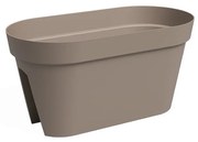 Jardinieră pentru balustradă din plastic reciclat de agățat / de perete 60 cm Capri – Artevasi