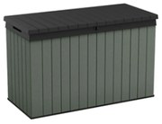 Depozitare de grădină Darwin cu separator 662L verde