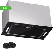 Klarstein Hektor Eco, hotă, 52 cm, 466 m³/h, control tactil, sticlă
