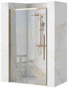 Ușă pentru dus Solar sticla securizata gold - 120x195 cm