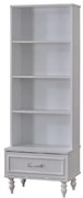 Biblioteca Juliette pentru Camera Copiilor 60x39x171 cm ,   Eleganta Clasica si Organizare Practica
