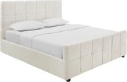 Pat PRESTIGE 180x200cm crem boucle cu spatiu de depozitare