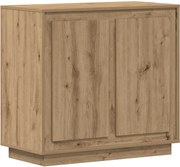 vidaXL Bufet Stejar Artizanal 80 x 40 x 75 cm Lemn compozit