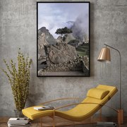 Poster - Copac pe stâncă (A4)