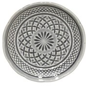 Farfurie din gresie ceramică pentru desert Costa Nova Cristal, ⌀ 15 cm, gri