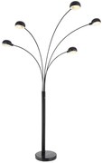Lampadar, lampa de podea design modern Seymour negru