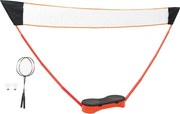 vidaXL Set badminton 2 rachete/plasă/cutie de depozitare 292x30x152 cm