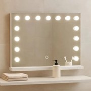 Oglindă LED de baie Aquamarin Hollywood 58 x 43 cm