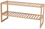 Raft pentru pantofi B010 NAT, bambus