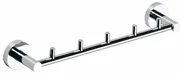 SAPHO XR214 X-Round E bară cu 5 cuierele 39,5 cm,argintiu