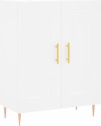 vidaXL Servantă, alb, 69,5x34x90 cm, lemn compozit