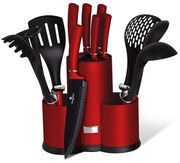 Set Ustensile si cutite 12 piese Burgundy Berlinger Haus BH 6248