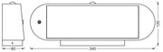 Ledvance ENDURA STYLE LED 6W 7,4V IP44 lampă solară de perete cu senzor