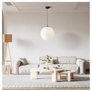Lustră pe cablu ATOM 1xE27/60W/230V albă/neagră Searchlight 6088