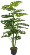 Planta artificiala decorativa cu ghiveci, 120 cm, Philodendron Bizzotto