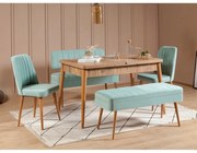 Set mobilier sufragerie Vlasta 2 (pin atlantic + fistic) (pentru 6 persoane). 1073077