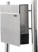 Cutie poștală cu suport, oțel