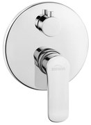 Baterie de duș încastrată, rotundă, 2 funcții SIROS crom