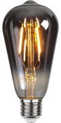 Bec LED/cu filament E27, cu lumină caldă 2 W Plain Smoke – Star Trading