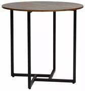 Masa rotunda de dining ALTO II 80 cm, decor maro rustic