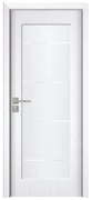 Usa Interior din MDF Novo Doors ND110-1, Cadru din Lemn Masiv, Geam Sablat, KIT COMPLET, Toc , Manere si balamale incluse (Culoare: Nuc, Dimensiune: