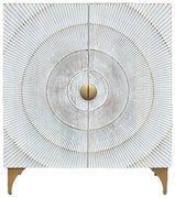 Dulap design vintage GOLDEN SUNSET 120cm Mango alb