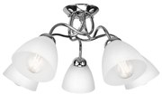 Lampă de perete MIRANDA 5xE27/60W/230V crom lucios