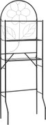 vidaXL Etajeră de toaletă, negru, 60x33x174 cm