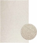 vidaXL Covor „ZIZUR” crem aspect iută pentru interior și exterior