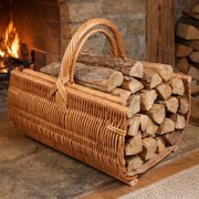 Set 2 cosuri pentru lemne din rachita ,    60x50x38   40x32x30 cm