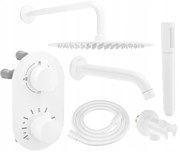 Mexen Kai DR70 set cadă-duș încorporat cu duş fix 25 cm, alb - 77602DR70251-20