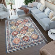 Covor de epocă de designer în albastru Lăţime: 120 cm | Lungime: 170 cm