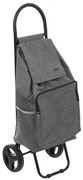 Carucior cumparaturi Tatra, gri, 34 x 30 x H 95 cm, 36 de litri