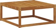 vidaXL Masă de exterior Lemn Solid de Acacia natural 79 x 79 x 37 cm