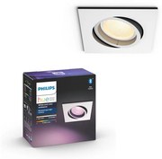 Plafonieră LED RGB încastrată Hue CENTURA 1xGU10/5,7W/230V Philips 50551/31/P7