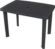 vidaXL Masă de grădină, antracit, 101 x 68 x 72 cm, plastic