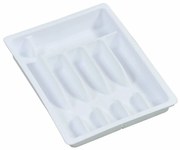 Organizator variabil Kesper 30086, 6 sau 8 compartimente, alb