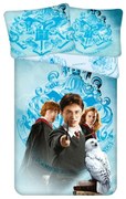 Lenjerie de pat microfibra copii HARRY POTTER HP217 albastru Dimensiune lenjerie de pat: 70 x 90 cm | 140 x 200 cm