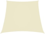 vidaXL Parasolar, crem, 2/4x3 m, țesătură oxford, trapez