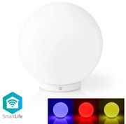 Lampă LED RGBW de masă dimabilă SmartLife LED/5W/5V Wi-Fi Nedis WIFILM10CWT