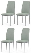 Set de scaune de sufragerie DCL-379 GRN2, 4 buc.