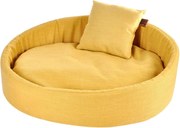 Pat pentru animale de companie galben pentru câini 60x80 cm – Love Story