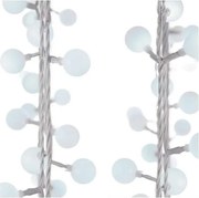 Ghirlandă LED pentru exterior, 40 LED, 9 m, IP44, alb rece