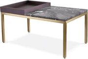 Masuta de cafea design LUX cu blat din marmura Forma