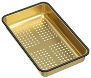 Sita pentru chiuveta Quadron Unique finisaj auriu 38x23 cm