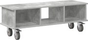 vidaXL Support TV Gri din beton 100 x 35 x 35 cm Lemn compozit