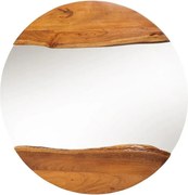 Oglinda decorativa cu margini din lemn Mirror 100cm