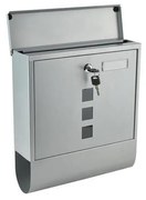 Cutie poștală argintie 34x30,7 cm