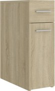 vidaXL Dulap de farmacie, stejar sonoma, 20x45,5x60 cm lemn prelucrat